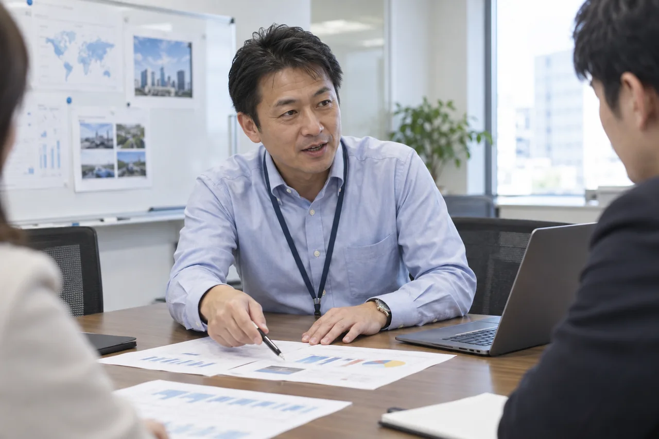仕事で意思決定するイメージ